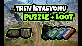 Rust Tren istasyonu Train Yard Puzzle Sistemi  Loot Alanları 2022 [upl. by Bishop]