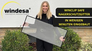 Nagerschutz Kellerfenster WinClip Safe Keller lüften mit Schutz vor Mäusen Ungeziefer amp Schmutz [upl. by Ginelle84]