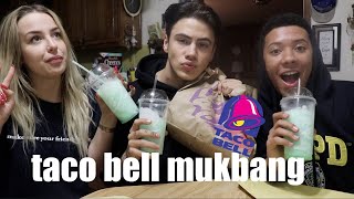 TACO BELL MUKBANG W TANA MONGEAU amp IMARI STUART [upl. by Aday]