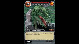 Carcharodontosaurus roar dinosaur king [upl. by Darrej622]