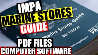 IMPA Marine Stores Guide 6th edition  Computer Software and PDF file [upl. by Anilrac135]