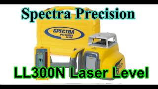 Spectra Precision LL300N Laser Level Self Leveling Kit with HL450 Receiver Clamp [upl. by Disario]