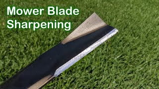 How To Sharpen Lawn Mower Blades [upl. by Palmore]