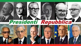 Tutti i Presidenti della Repubblica 🇮🇹 [upl. by Slemmer]