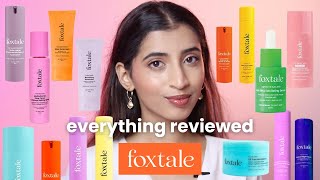 I tried Every Skincare product from Foxtale amp this is the honest review  Urvee [upl. by Willdon]