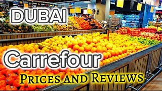 Dubai Hypermarket Carrefour Tour Prices and review  You will Love it [upl. by Penland]