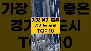 살기 좋은 경기도 TOP 10 [upl. by Kelly67]