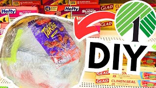 SARAN WRAP BALL GAME DIY  HOW TO MAKE amp PLAY THE quotPLASTIC WRAP BALLquot GAME [upl. by Nylear]