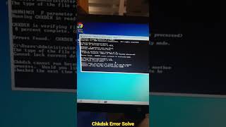 How to Run chkdsk in windows shorts chkdsk windowschkdskerror [upl. by Kulseth]