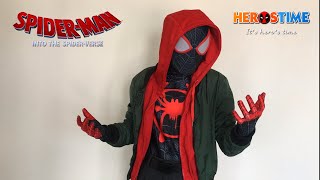 Spiderman bros Unboxing INTO THE SPIDERVERSE SUIT MILES MORALES HEROSTIME Suit [upl. by Qidas753]