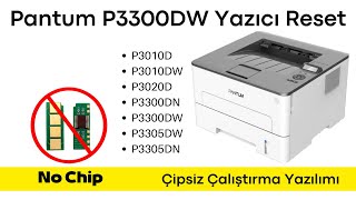 pantum P3300DW Yazıcı reset Çipsiz Çalıştırma Yazılımı firmware Fix [upl. by Assenay]