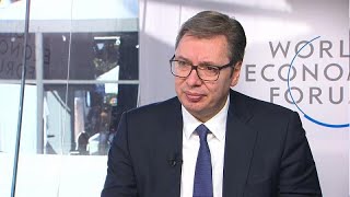 Serbia president Vučić fed up of being lectured over ties with Russia and China [upl. by Nebe]