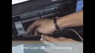 Printer Error Code E04 Canon MP258 [upl. by Bridgette]