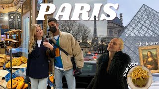 PARIS VLOG  Eiffel Tower Picnic Les Champs Elysees Musée du Louvre amp LOTS OF FOOD [upl. by Fredi328]