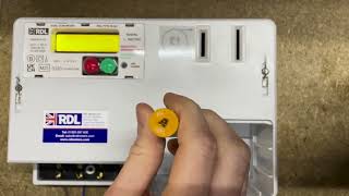 How to Programme the RDL £1 and £2 Coin Electric Prepayment Meter [upl. by Ayekat]