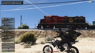 GTA 5  The Train Heist  Five Star Escape [upl. by Manya554]