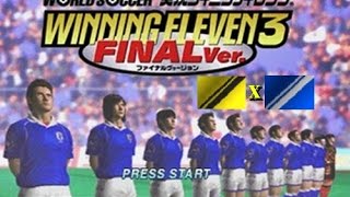 World All Stars x Europe All Stars  Winning Eleven 3  Final Version Playstation [upl. by Rizzi]