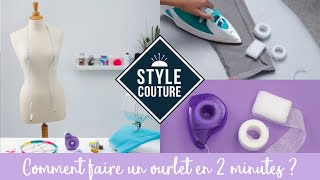 Faire un ourlet de pantalon sans couture [upl. by Latsyrhk713]