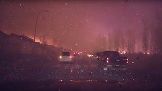 Harrowing Fort McMurray wildfire escape [upl. by Hsihsa]