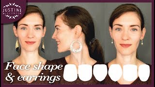 How to choose earrings for your face shape  My earring collection  Justine Leconte [upl. by Han716]