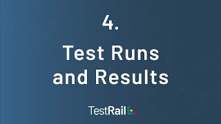 TestRails Test Runs and Results [upl. by Noeled]