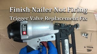 Finish Nailer Not Firing  Trigger Valve Replacement Fix [upl. by Perzan214]