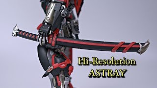 GUNPLA HiResolution ASTRAY RED FRAME GUNDAM★FINISH [upl. by Zolly636]