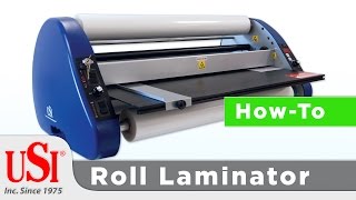 How to Thread a Roll Laminator from USI Laminate [upl. by Ajiram]