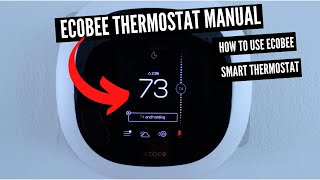 Ecobee Thermostat Manual [upl. by Tirb]