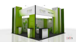 3 in 1 Exhibition Stand Design Ideas using Creeya™ Custom Modular Exhibition Stand [upl. by Yneffit]