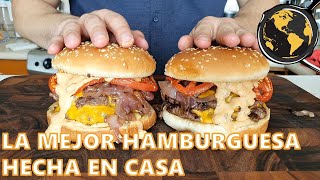 La Mejor Hamburguesa hecha en Casa  Cocina Universal [upl. by Laurence]