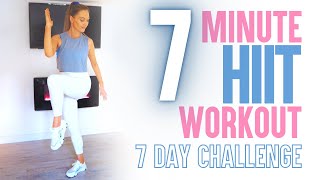 Get FIT in 7 days  7 Minute HIIT Workout Challenge  Calorie Burning Full Body no equipment [upl. by Iturhs]