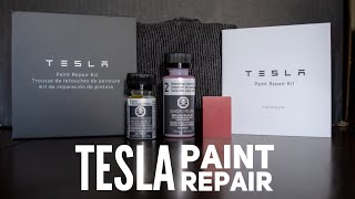 The Beginner’s Guide to Tesla Paint Repair  How To Use the Official Tesla Paint Repair Kit [upl. by Anbul865]