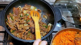 Mexican Beef Steak amp Onions Recipe  Bistec Encebollado cooking [upl. by Adnaluoy]