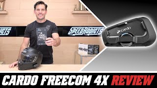 Cardo Freecom 4X Bluetooth Headset Review at SpeedAddictscom [upl. by Ettelrac114]