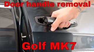 VW Golf mk7 Passenger side door handle removal [upl. by Ponce153]