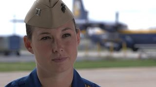 Blue Angels first female pilot takes flight [upl. by Beitz]