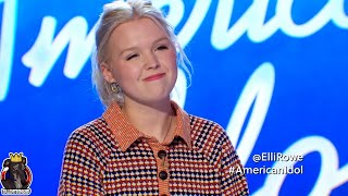 American Idol 2022 Elli Rowe Full Performance Auditions Week 4 S20E04 [upl. by Becket]