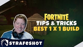 TL Fortnite  Strafesh0t Tips amp Tricks Best 1x1 Build [upl. by Nnylyak]