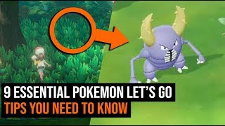 9 Essential Pokemon Lets Go Tips [upl. by Pelage366]