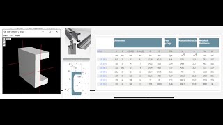 MDSOLID Centroides con software e interpretación de especificaciones técnicas de perfil estructural [upl. by Roht338]