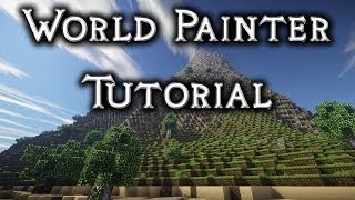 World Painter Tutorial 1  Basics Custom Brushes Cliffs and Beaches [upl. by Airat269]