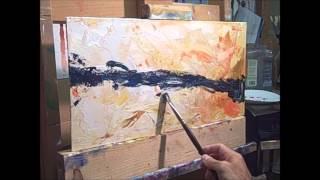 Abstract oil painting technique [upl. by Penrose]