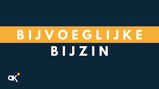 Bijvoeglijke bijzin [upl. by Leilani]