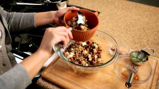 How to make a wheat berry salad  15  Spooning salad into bowls — Appetites® [upl. by Paloma]