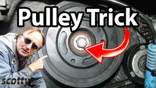 How to Remove a Crankshaft Pulley in Your Car [upl. by Oderfla]