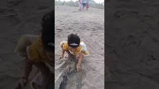 Eswara songUppena movieteluguytshortstrendingcute little girlBeachBhavitha world [upl. by Souza250]