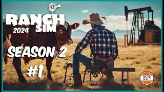 Ranch Simulator Season 2 2024 Playthrough Ep1 [upl. by Burdelle]