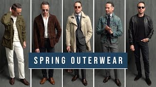 5 Jackets You Must Have For Spring  Essential Spring Outerwear  Mens Fashion Lookbook 2019 [upl. by Holloway]