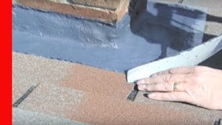 DIY Brick chimney to roof lead flashing repair [upl. by Tymes]